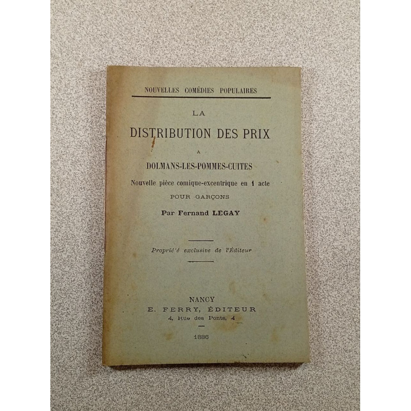 La Distribution des prix à Dolmans-les-pommes-cuites