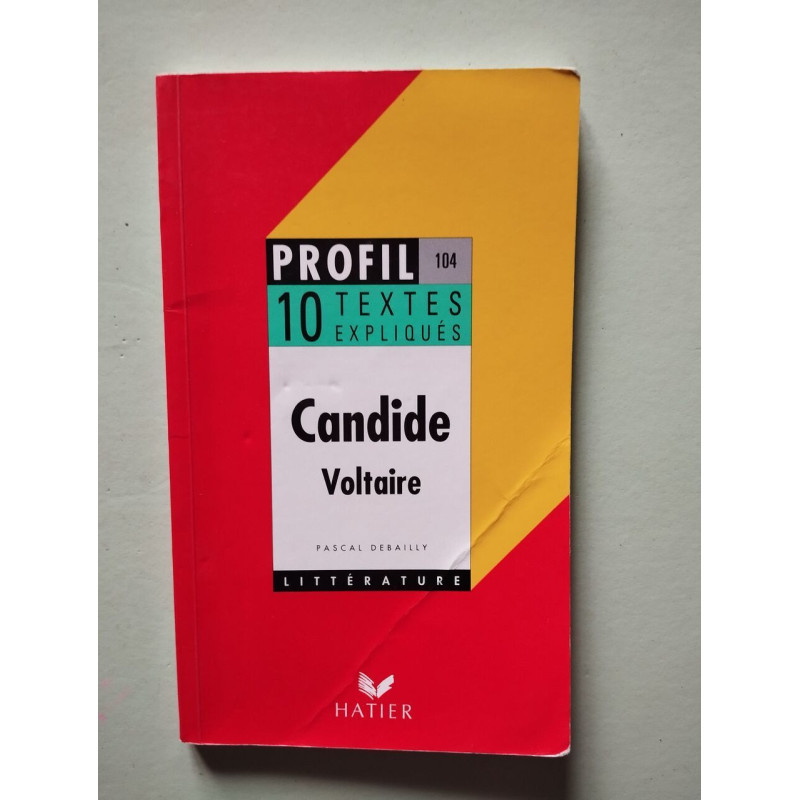 Candide textes expliqués