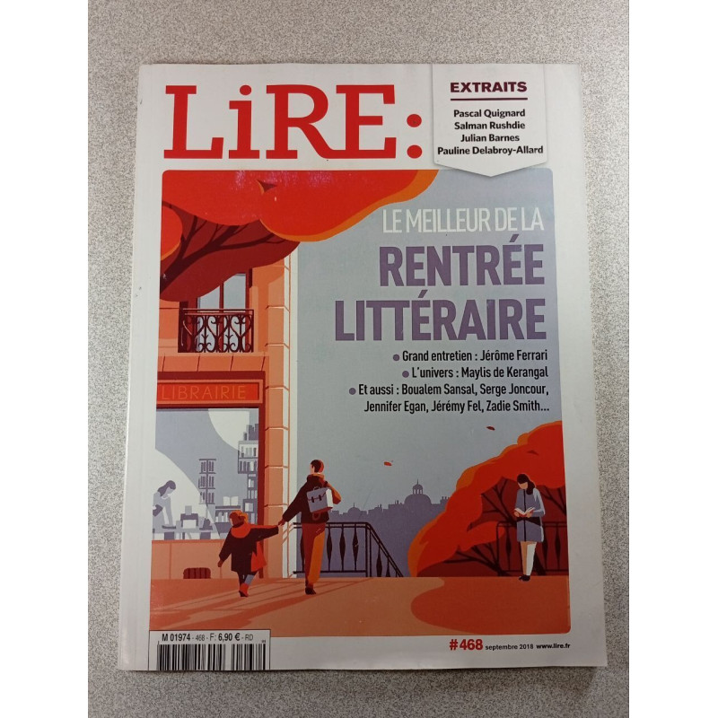 Lire n°468 Le meilleur de la rentrée littéraire