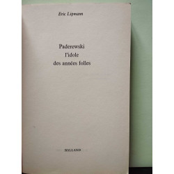 Paderewski l'idole des années folles
