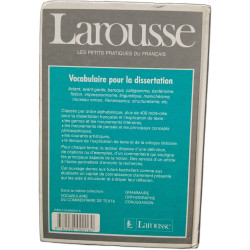 Vocabulaire pour la dissertation