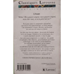 Molière. L'avare