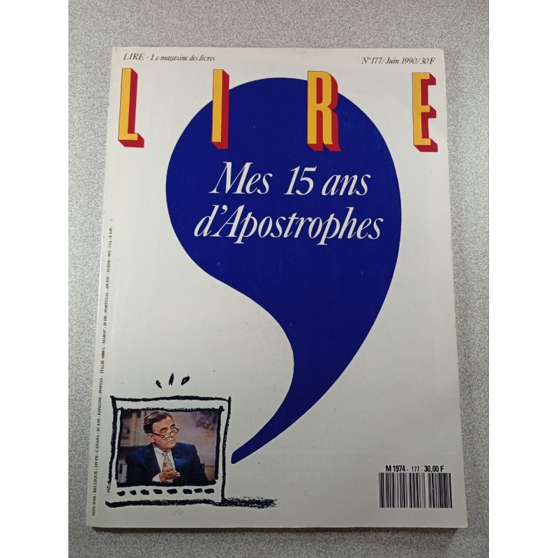 Lire n°177 Mes 15 ans d'Apostrophes