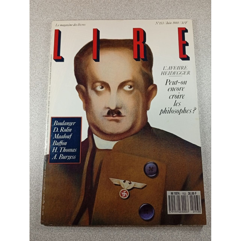 Lire n°153 L'affaire Heidegger : Peut-on encore croire les philosophes