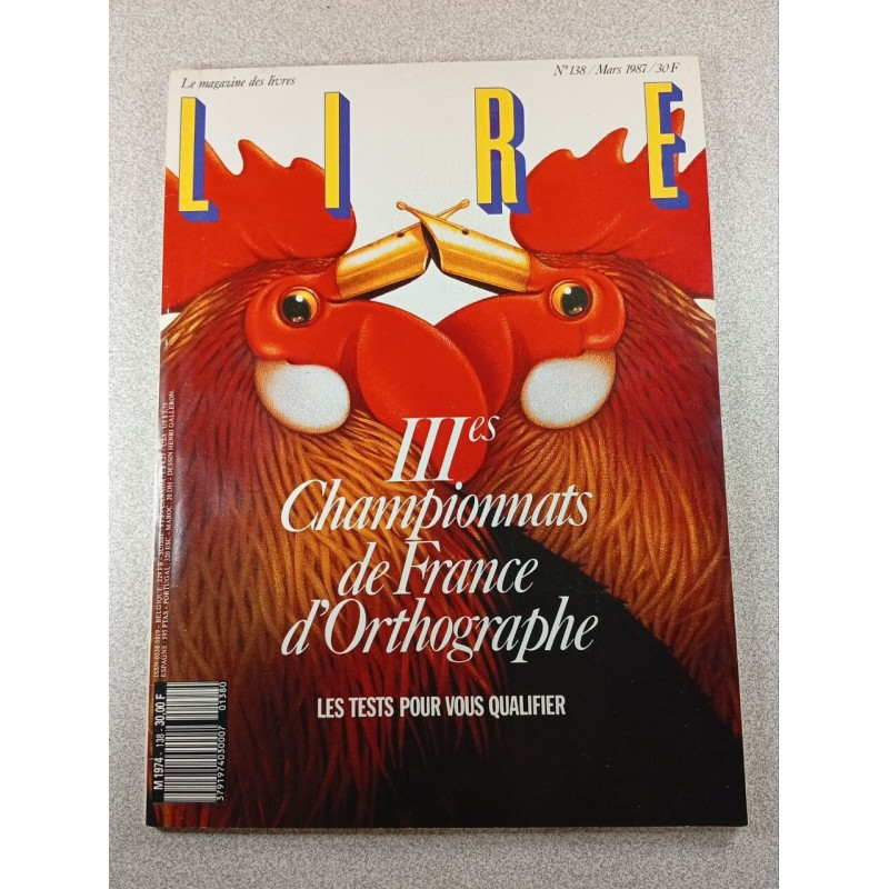 Lire n°138 IIIes Championnats de France d'Orthographe