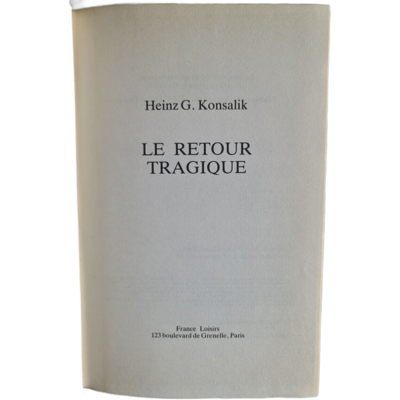 Le retour tragique