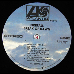 Break Of Dawn