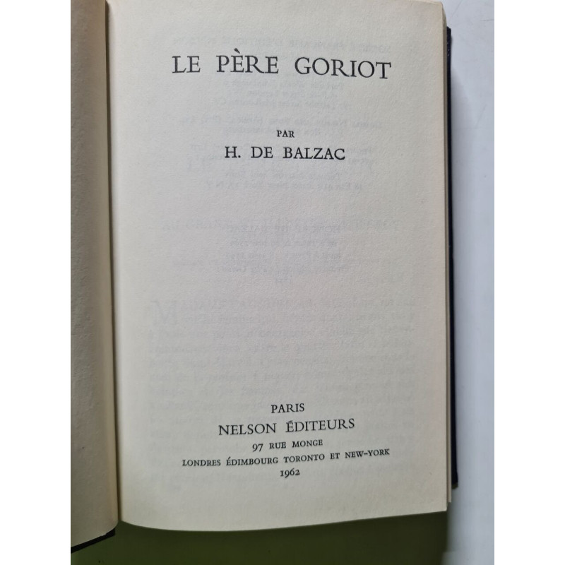 Le Père Goriot