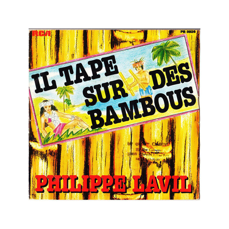 Il Tape Sur Des Bambous