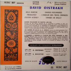 Rumanian Folk Dances / Dances From Kálló / The Love For The Three...