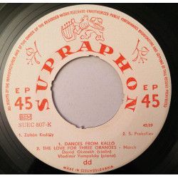 Rumanian Folk Dances / Dances From Kálló / The Love For The Three...