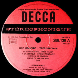 Une Mémoire... Très Spéciale