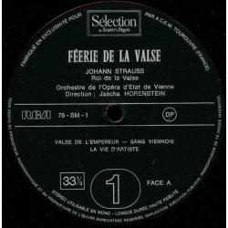 Féerie De La Valse / Johann Strauss Roi De La Valse - Disque 1