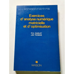 Exercices d'analyse numérique matricielle et d'optimisation