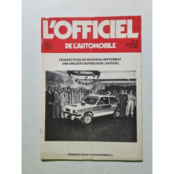 L'Officiel de l'automobile nº 10 1981