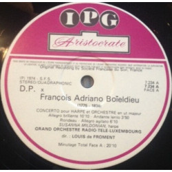 Concerto En Ut Majeur Pour Harpe / Concerto Op. 4 No. 6 Pour Harpe