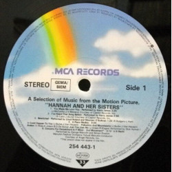 Hannah And Her Sisters (A Selection Of Music From The Motion Picture)