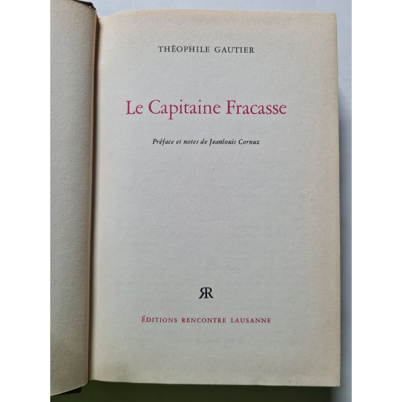 Le Capitaine Fracasse