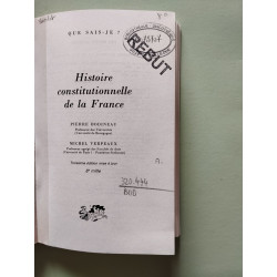 Histoire constitutionnelle de la France