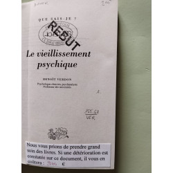 Le vieillissement psychique