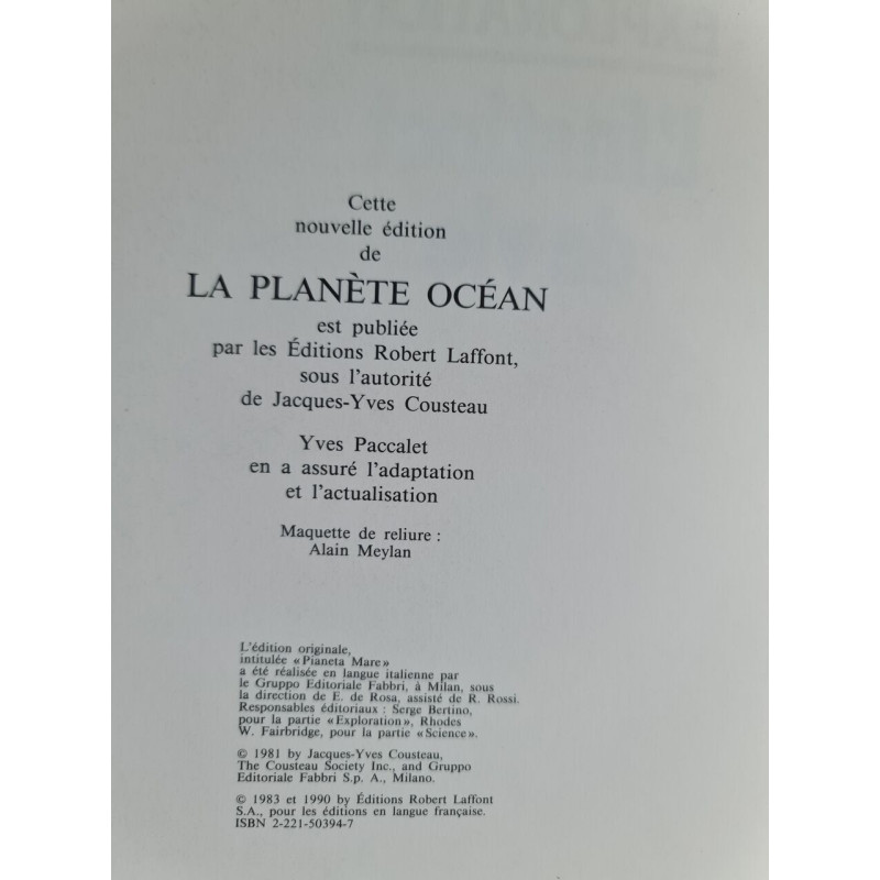 La planete ocean : l'instinct de vie