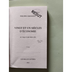 Vingt et un siècles d'économie: En Vingt Et Une Dates-Cles (Romans...