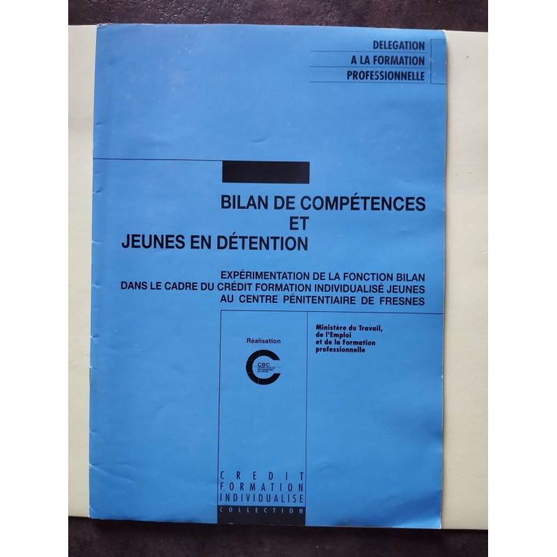 Bilan de compétences et jeunes en détention