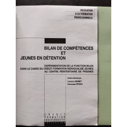 Bilan de compétences et jeunes en détention