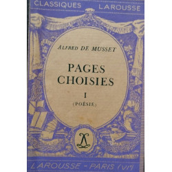 Pages choisies I (Poésie)