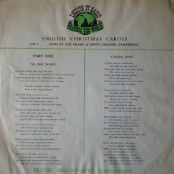 English Christmas Carols