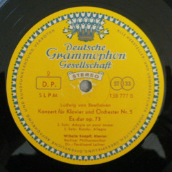 Concerto N° 5 Pour Piano Et Orchestre En Mi Bémol Majeur "...