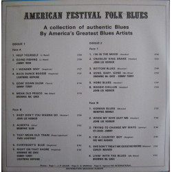 American Festival Folk Blues