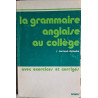 La grammaire anglaise au collège