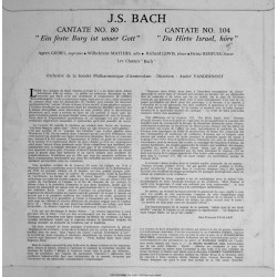 Cantates Nº 80 Et Nº 104