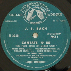 Cantates Nº 80 Et Nº 104