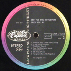 Best Of The Kingston Trio Vol. 3