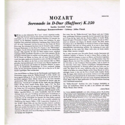 Serenade In D-Dur (Haffner) K.250