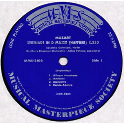 Serenade In D-Dur (Haffner) K.250