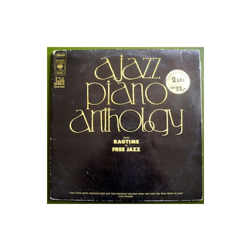 A Jazz Piano Anthology From Ragtime To Free Jazz