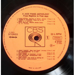 A Jazz Piano Anthology From Ragtime To Free Jazz
