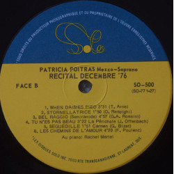 Récital de Décembre 1976