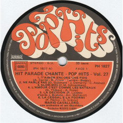 Hit Parade Chante - Pop Hits - Vol. 27