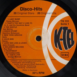 K-Tel's Disco-Hits (20 Original Stars · 20 Original Hits)