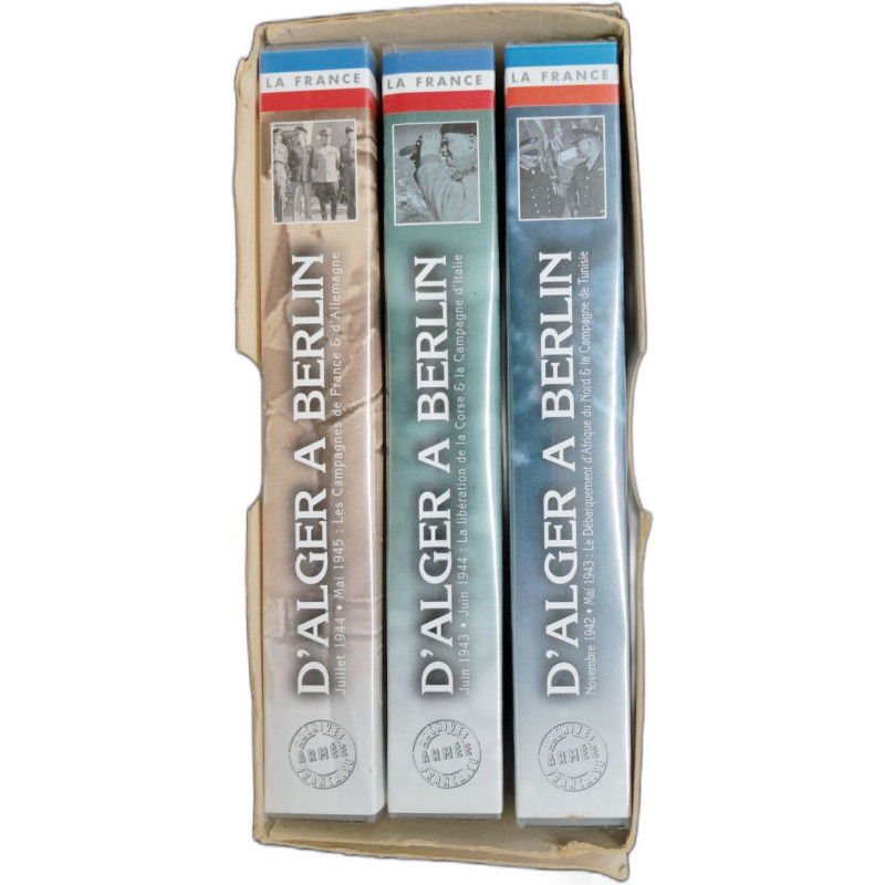 Vhs- La France D'Alger A Berlin 1942-1945 3 Vhs