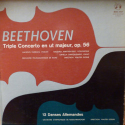 Triple Concerto En Do Majeur Op. 56 / 12 Danses Allemandes