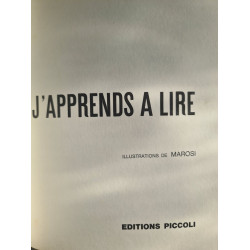 J'apprends à lire