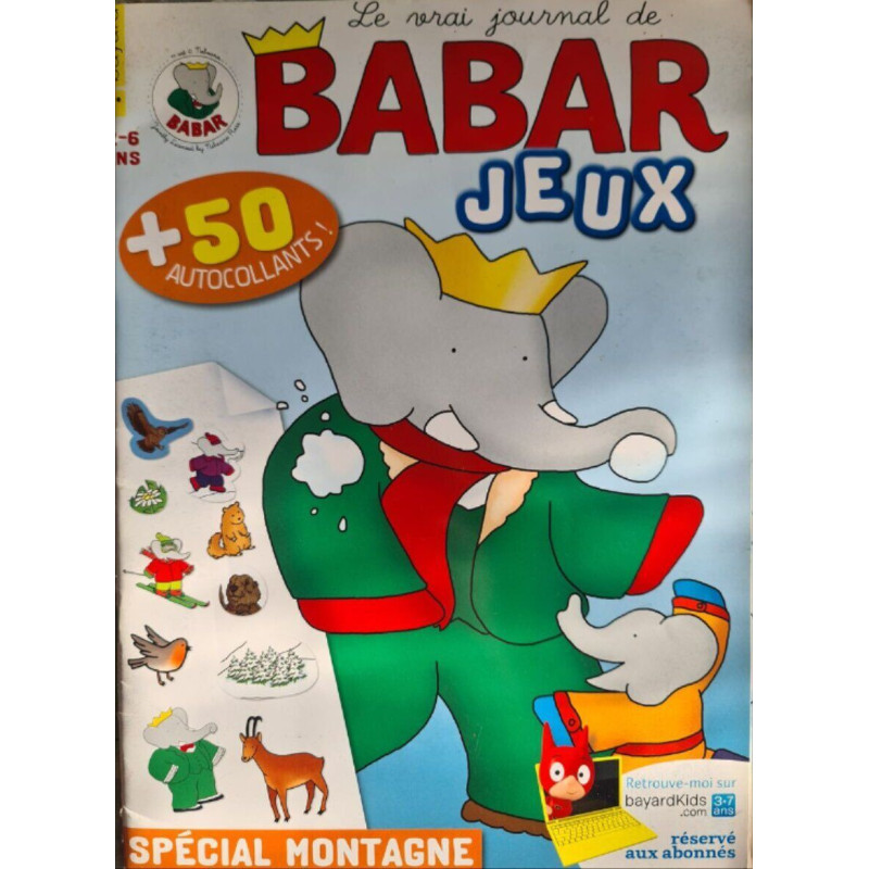 Le vrai journal de Babar Jeux