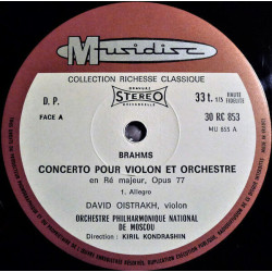 Concerto Pour Violon Et Orchestre En Ré Majeur Opus 77