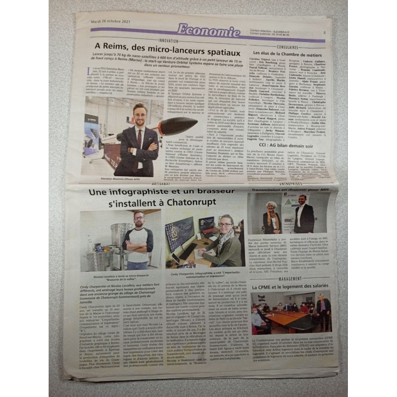 Economie Mardi 26 octobre 2021