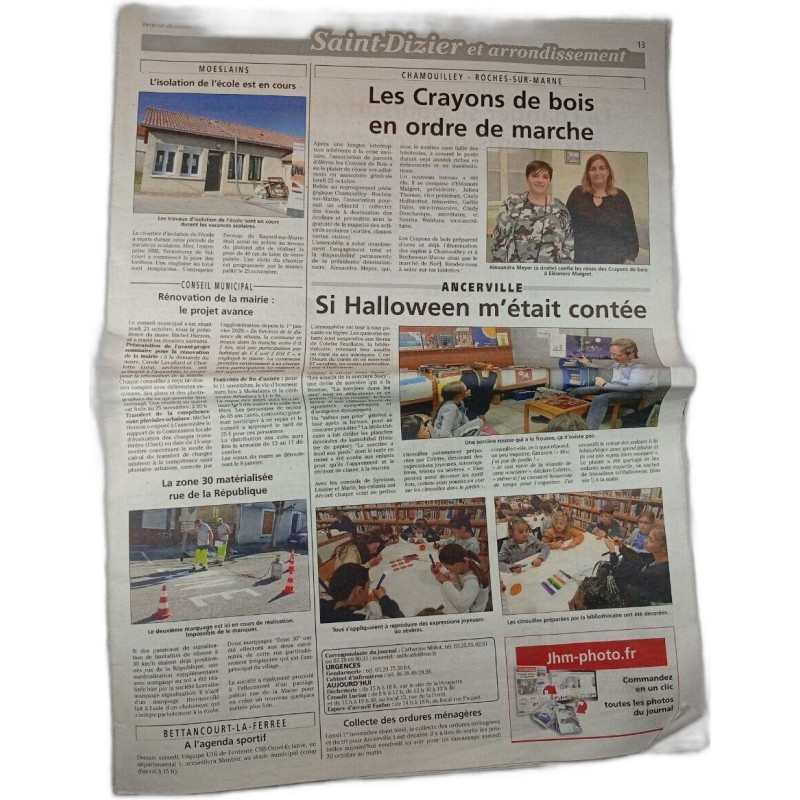 Saint - Dizier et arrondissement Vendredi 29 octobre 2021